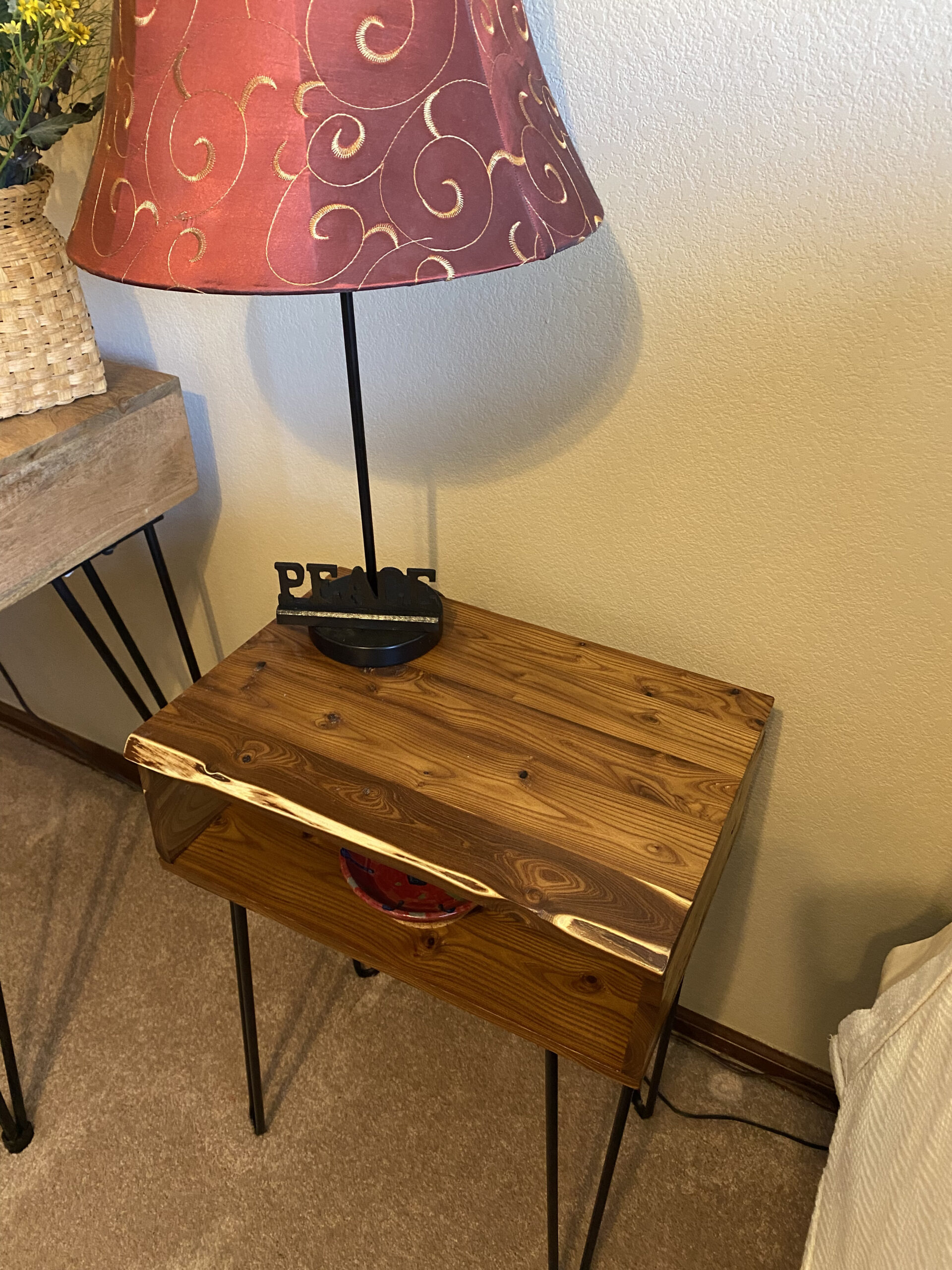 Russian olive nightstand