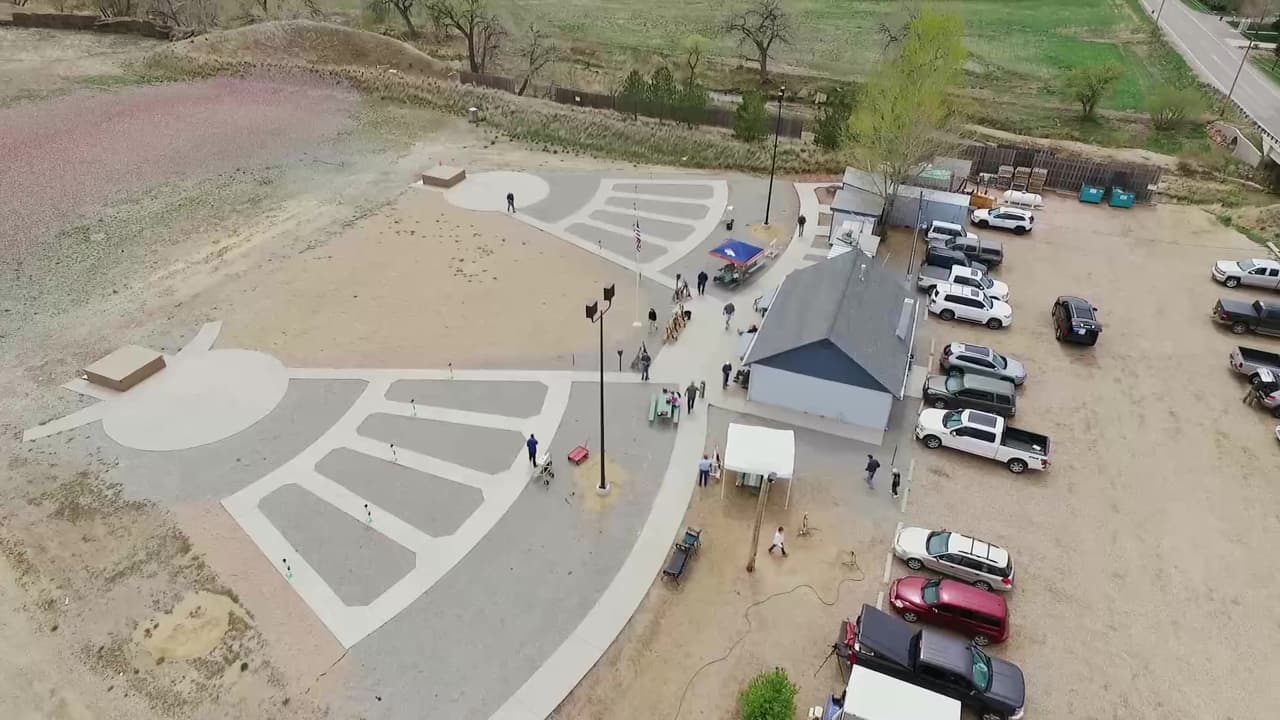 Shooters at the Berthoud Trap Club range