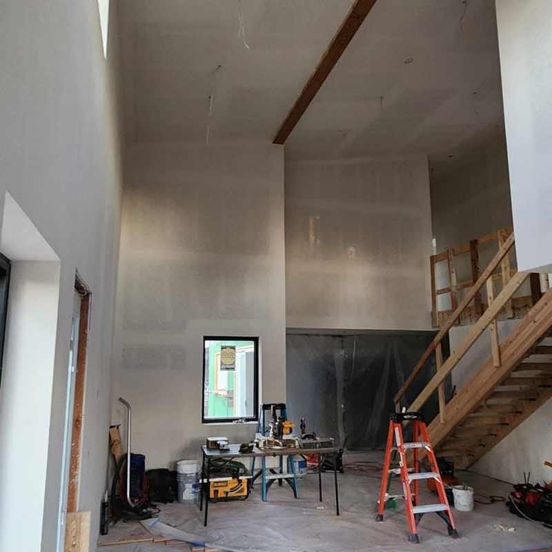 Drywall work gallery photo