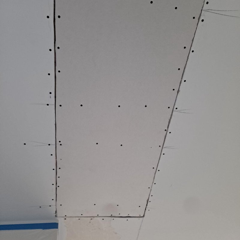 Completed drywall project showcase