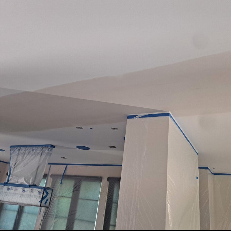 Completed drywall project showcase