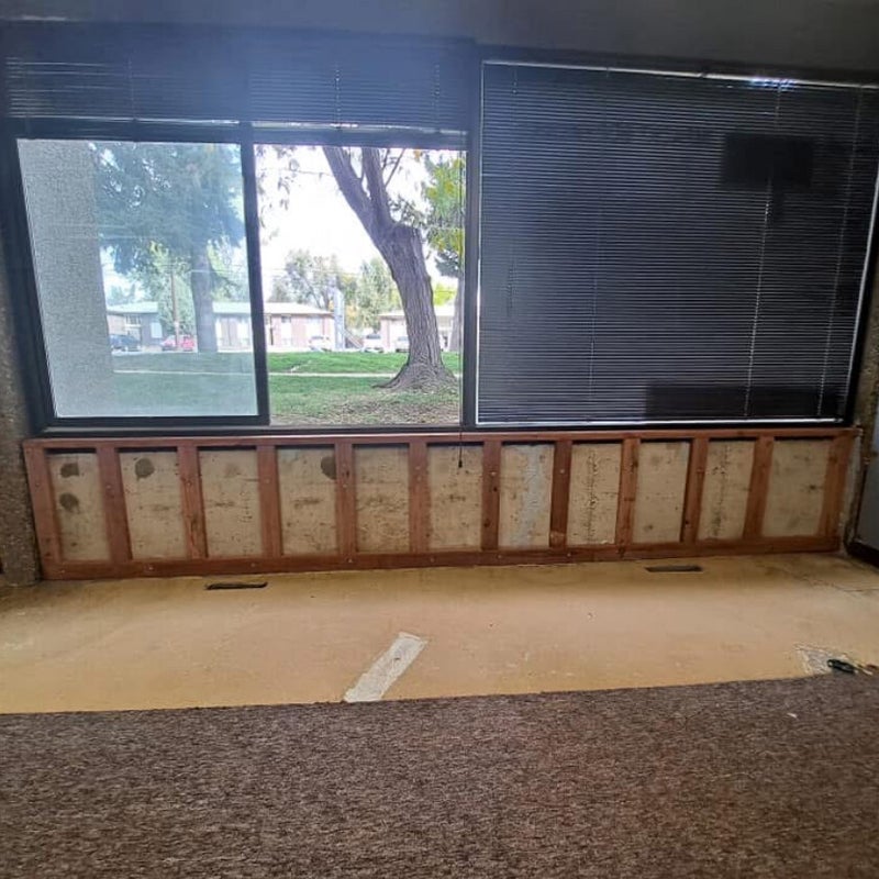 Completed drywall project showcase