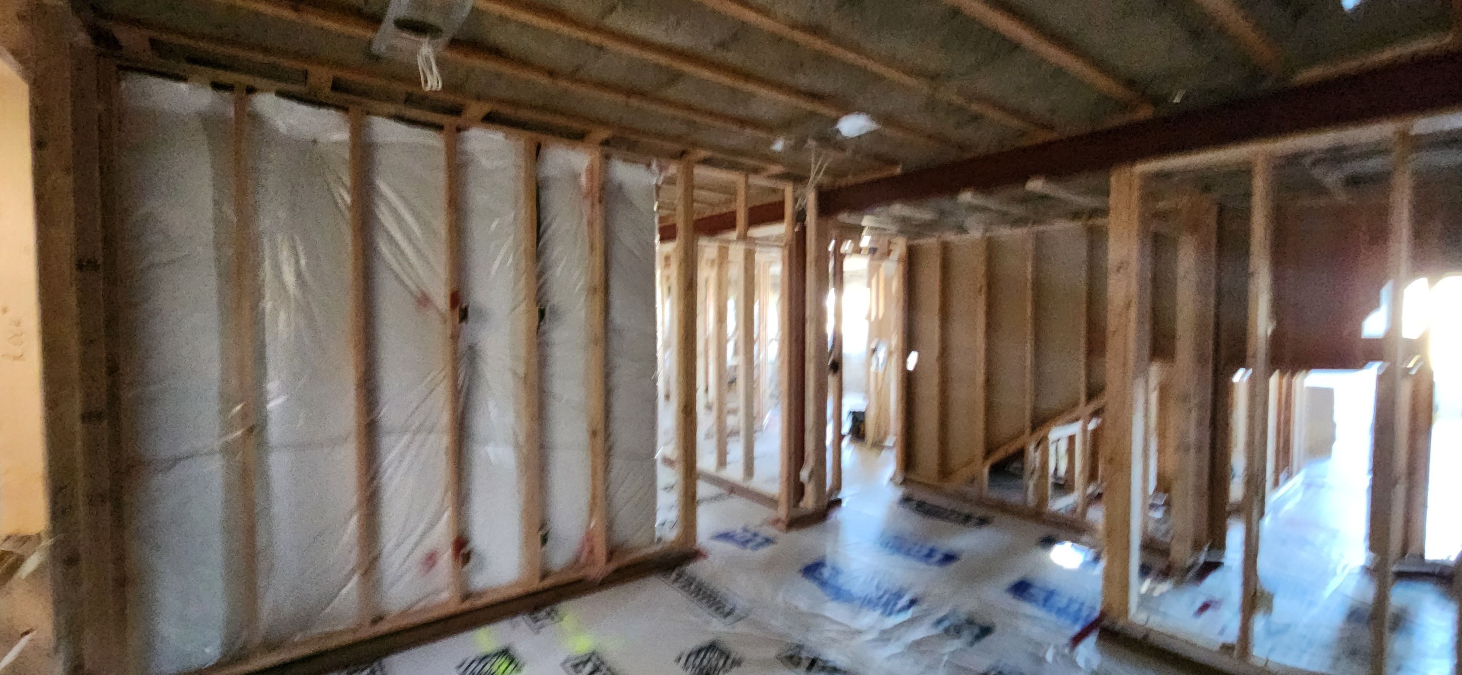 Drywall finishing work