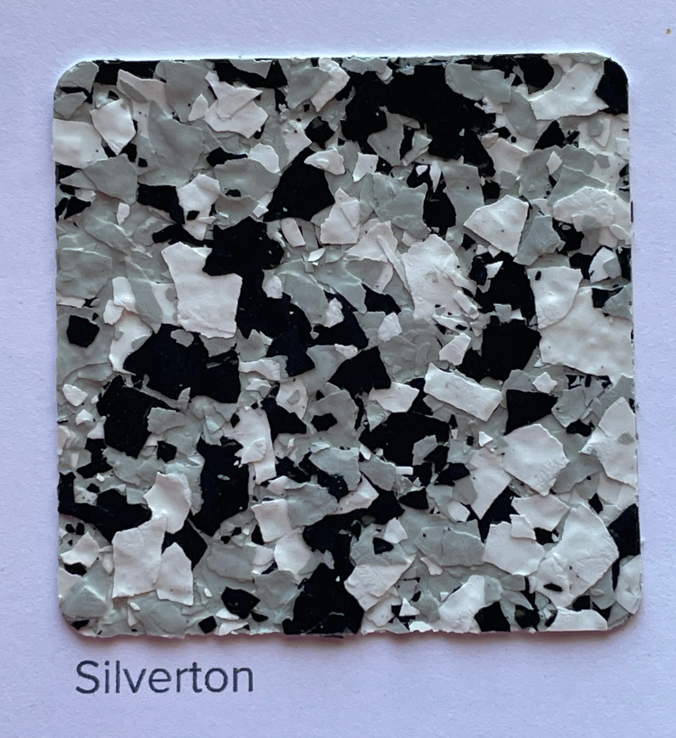 Silverton colored flake sample