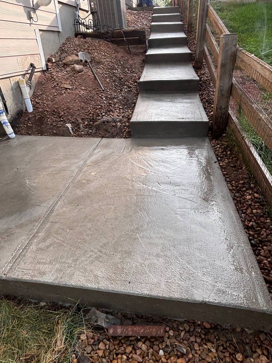 Outdoor landscaping work by LO.CO