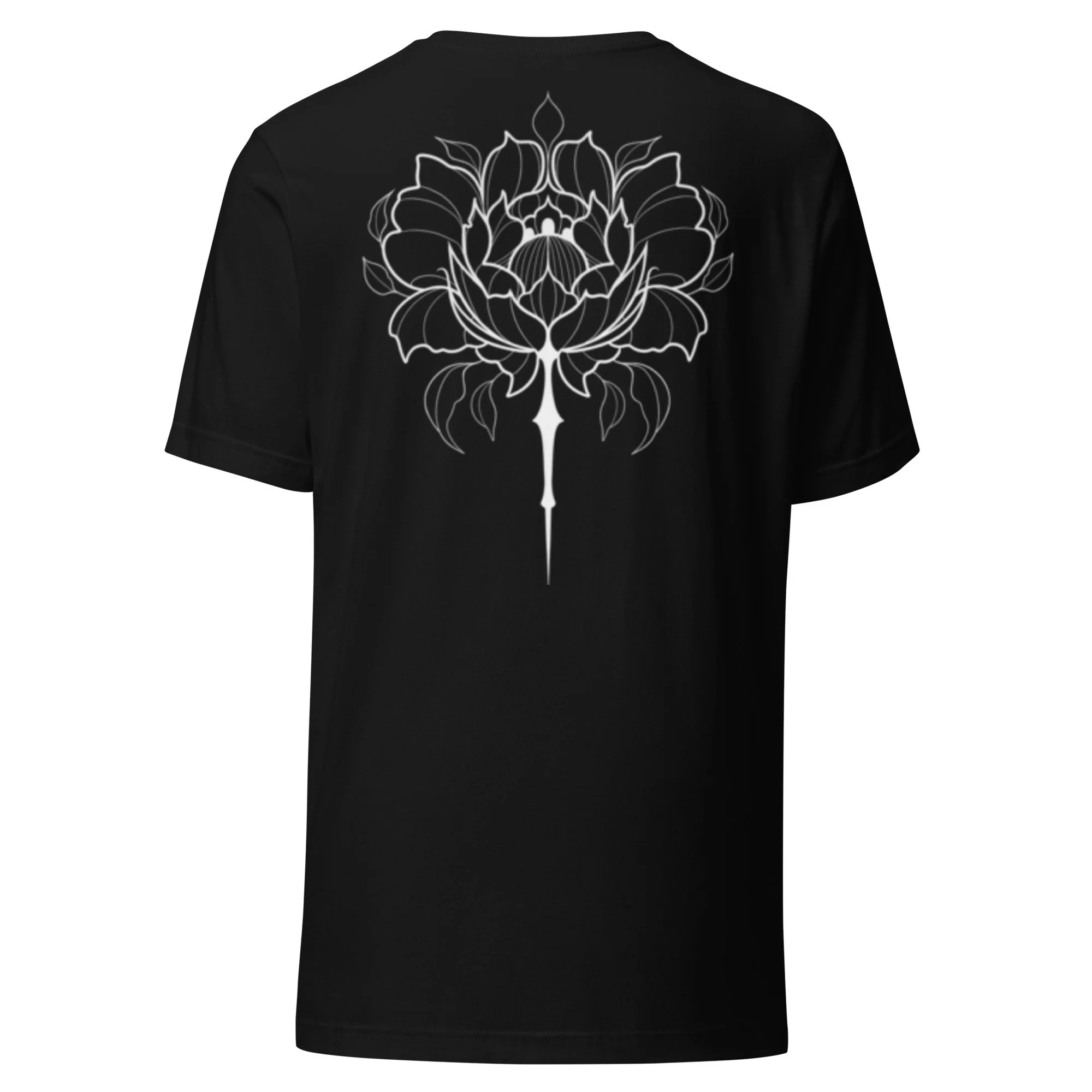 Courier of Cool t-shirt in black, back view
