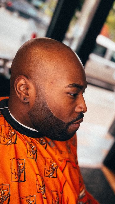Sharp haircut and edge up